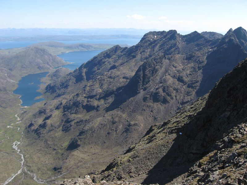 Coruisk and the ridge from Sgurr aGhreadaidh