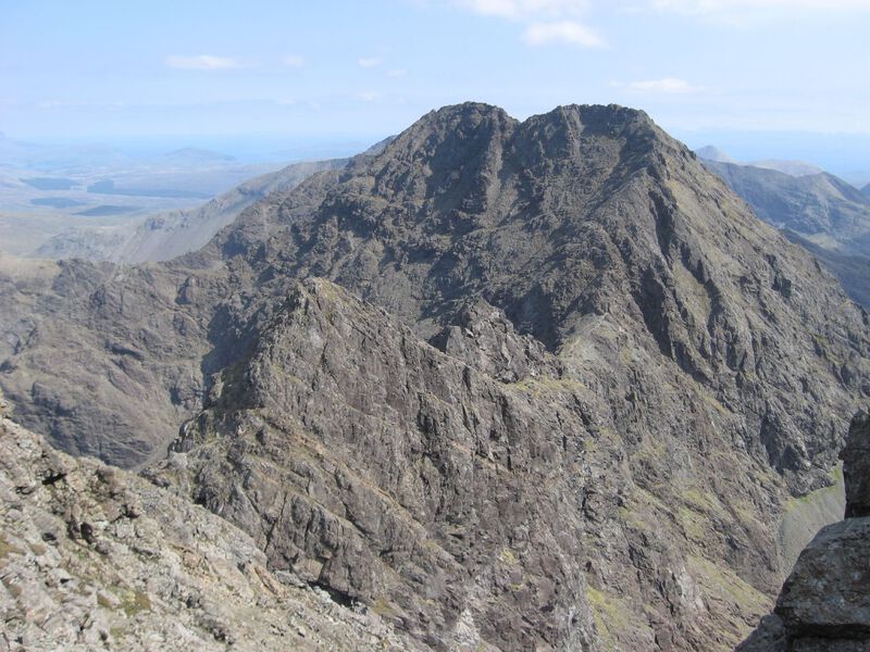 Sgurr Thormaid and Sgurr aGhreadaidh from Sgurr na Banachdich