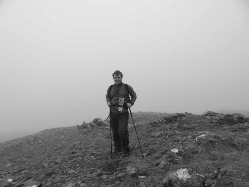 Me on the summit of Meall Dubh