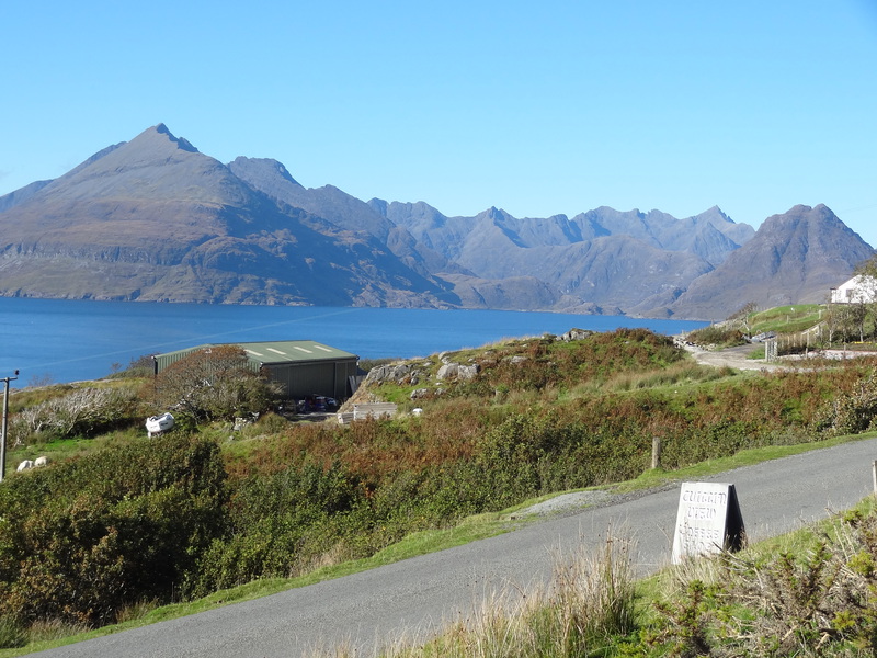 The Cuillin from Elgol Tearoom