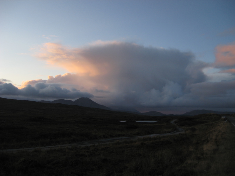 Cumulonimbus above Beinn na Caillich and Broadford