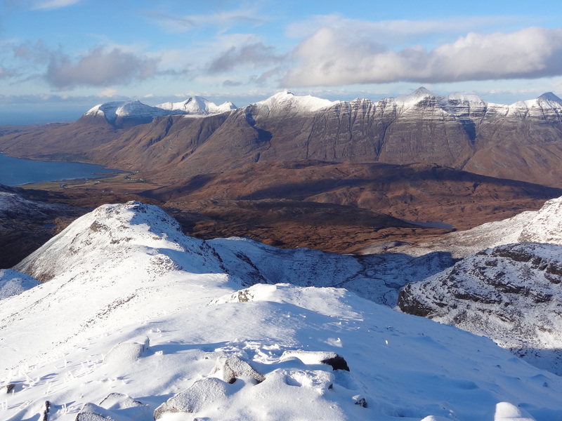 Beinn Alligin and Liathach from Sgorr Ruadh