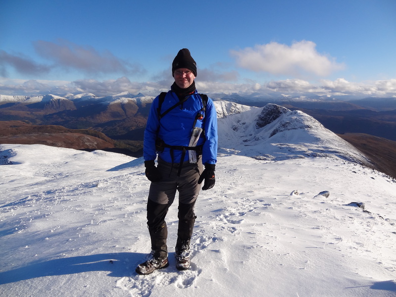 Me on the summit of Sgorr Ruadh