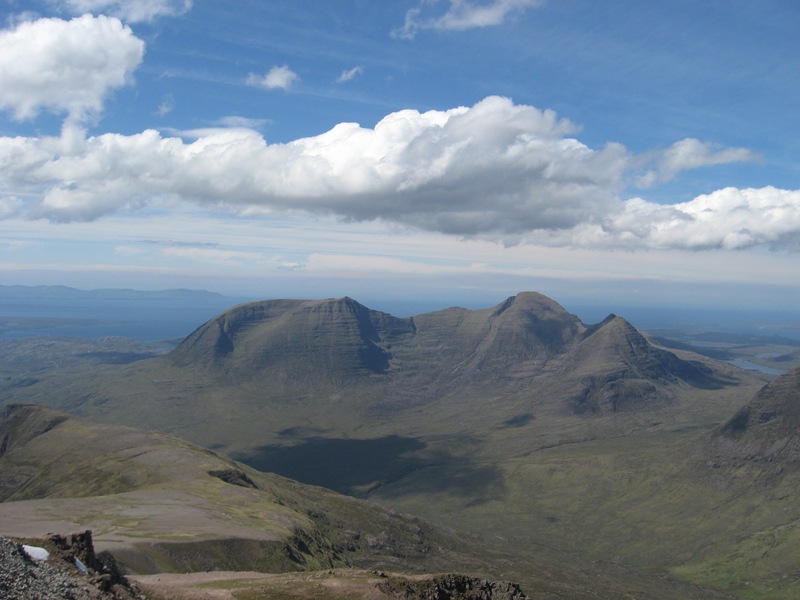 Beinn Alligain from Mullach an Rathain