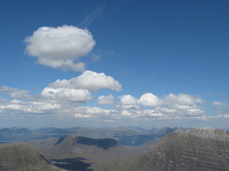 Looking north from Mullach an Rathain