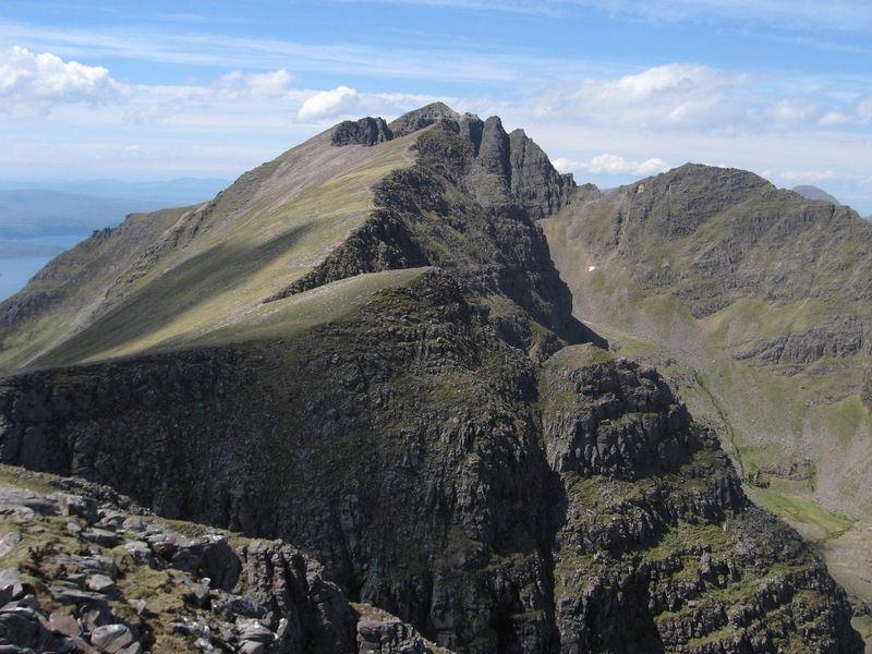 Mullach an Rathain from the pinnacles