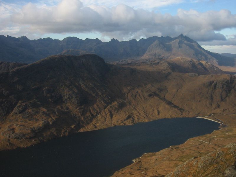 Sgurr nan Gillean from the SW ridge of Blaven