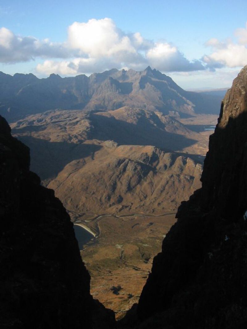 Sgurr nan Gillean from the SW ridge of Blaven