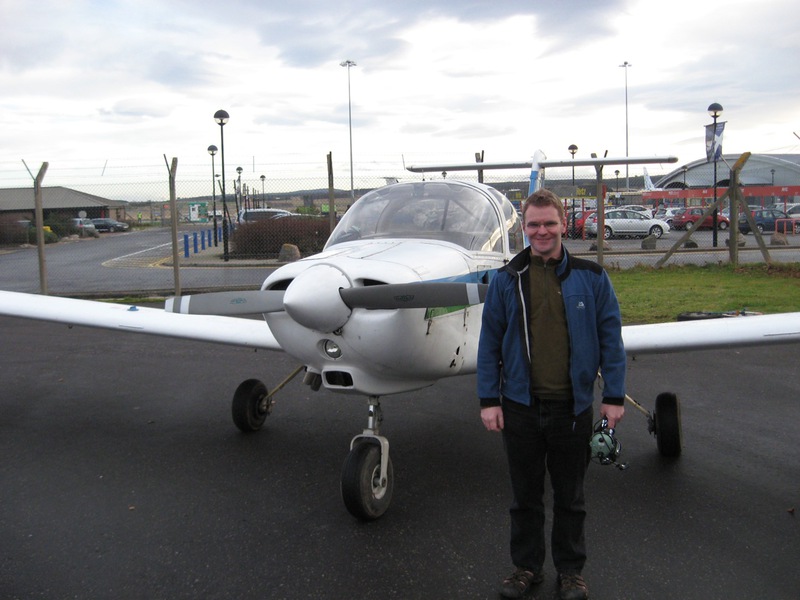 Me with the plane
