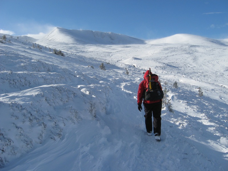 Heading up towards the Northern Corries