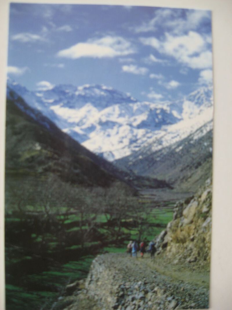 The road from Asni to Imlil as it was in May 1997