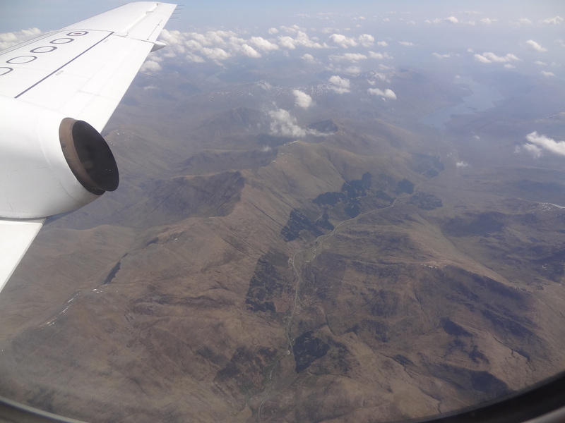 Looking east up Glen Shiel and Loch Cluanie