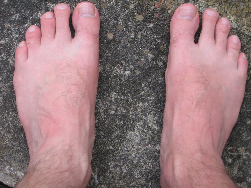 Barefoot walking