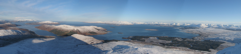 Broadford Bay from Beinn Na Caillich