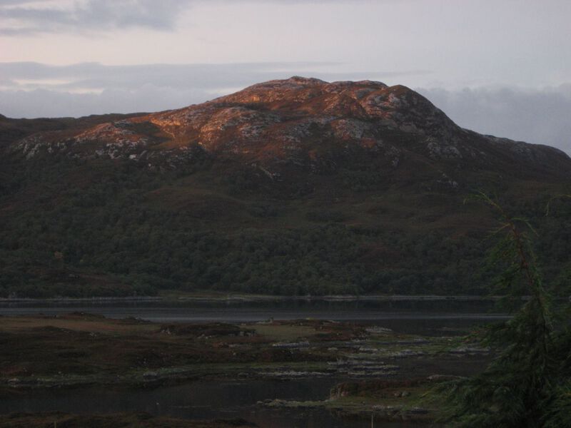Sunrise over Sgiath Bheinn an Uird and Loch Eishort
