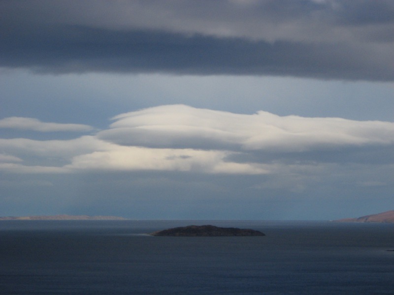 Lenticulars forming over Broadford Bay