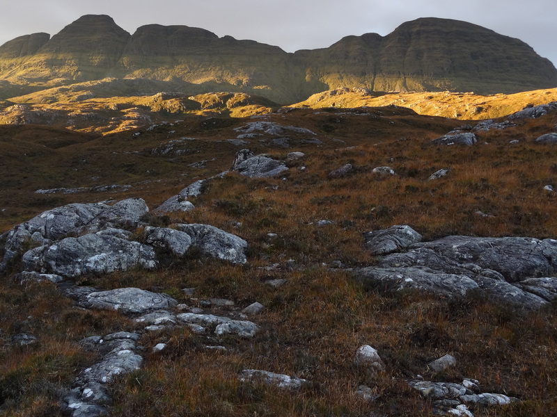 Suilven from above the stalkers' path