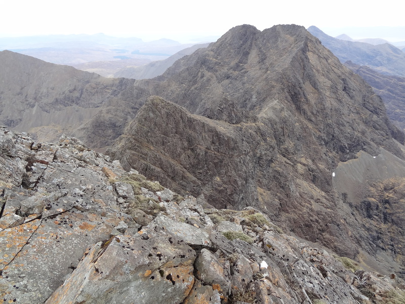Sgurr a'Ghreadaidh with Sgurr Thormoid between
