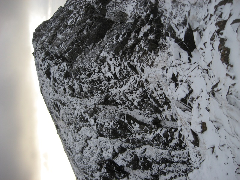 The south summit from the main summit