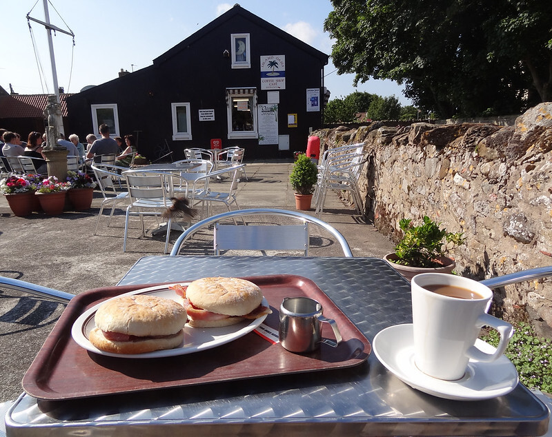 Breakfast at The Oasis Cafe Lindisfarne